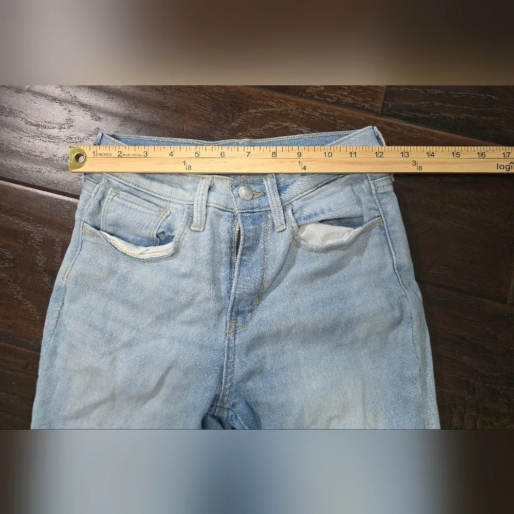 Old Navy Girls High Rise Rockstar Jeggings Light Blue Size 14